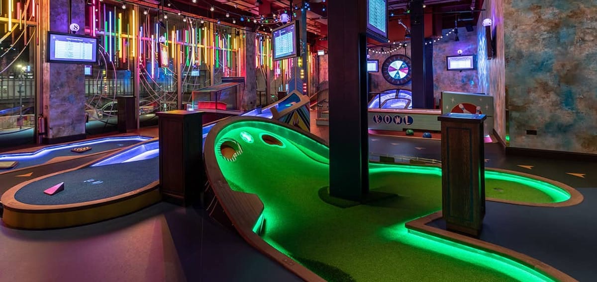 The Indoor Mini-Golf Race